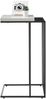 Beistelltisch >JUBA< in weiss, Holzwerkstoff/ Metall - 40x70x35cm (BxHxT) Bild 4