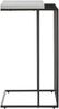 Beistelltisch >JUBA< in weiss, Holzwerkstoff/ Metall - 40x70x35cm (BxHxT) Bild 5