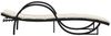 vidaXL Sonnenliegen 2 Stk. mit Auflagen Schwarz Poly Rattan 3277307 Bild 5
