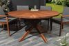 riess-ambiente Gartentisch KOPENHAGEN 140cm braun - Akazienholz, Massiv, honey finish, wetterfest (Einzelartikel, 1-St), Runder Outdoortisch für 6 Personen - ideal für Terrasse oder Balkon Bild 3