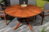 riess-ambiente Gartentisch KOPENHAGEN 140cm braun - Akazienholz, Massiv, honey finish, wetterfest (Einzelartikel, 1-St), Runder Outdoortisch für 6 Personen - ideal für Terrasse oder Balkon Bild 4