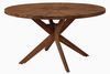 riess-ambiente Gartentisch KOPENHAGEN 140cm braun - Akazienholz, Massiv, honey finish, wetterfest (Einzelartikel, 1-St), Runder Outdoortisch für 6 Personen - ideal für Terrasse oder Balkon Bild 2