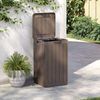 vidaXL Outdoor-Mülltonne Braun 38x38x65 cm PP 364226 Bild 3