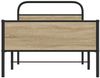 vidaXL Bettgestell ohne Matratze 100x200 cm Sonoma-Eiche Holzwerkstoff 4100387 Bild 5