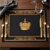 Belle Arti Platzset Elegantes Platzset 44x34 cm, abwaschbar, Löwe/Amphore/Krone, (4-St), Abwaschbar, rutschhemmend und stilvoll dekorativ Bild 3