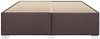 Bettgestell ohne Matratze, ohne Kopfteil, Stoff, Dunkelbraun, 180x200 cm Bild 4