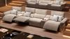 Sofanella Kinosofa ADRIA Viersitzer Stoffsofa Kino in Dunkelbraun M: 442 Breite x 101 Tiefe Bild 4
