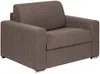 Vente-unique - CALITO Sessel Stoff Braun - B 223 cm94 cm x H 85 cm x L 126 cm Bild 2