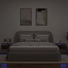 vidaXL Wand-Nachttische mit LED-Leuchten 2 Stk. Räuchereiche 860220 Bild 5