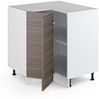 Eckunterschrank R-Line Edelgrau 75.6 cm ohne Arbeitsplatte Vicco Bild 3