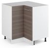Eckunterschrank R-Line Edelgrau 75.6 cm ohne Arbeitsplatte Vicco Bild 4