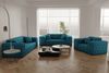 Ecksofa Designersofa CHANTAL in Stoff Opera Velvet Ozeanblau Seite Universal Bild 5