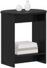 vidaXL Beistelltisch Schwarz 50 x 39,5 x 55 cm Holzwerkstoff 899853 Bild 3