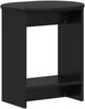 vidaXL Beistelltisch Schwarz 50 x 39,5 x 55 cm Holzwerkstoff 899853 Bild 2