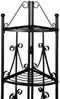 Pflanzentreppe Blumenregal Standregal Eckregal schwarz 40782 Bild 3