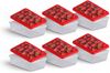 Frischhaltedosen für Lebensmittel 1,25 L ( 6er Pack ) Vorratsdose, Aufbewahrungsbox für Obst, Gemüse oder Snacks, Meal Prep Box, Lunchbox Bild 4