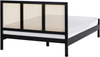 Bett mit Lattenrost Kiefernholz SALERNAS 140 x 200 cm Schwarz Bild 5