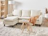 Ecksofa Polsterbezug beige ELVENES Bild 3