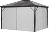 Leco Profi-Pavillon, Aluminium / Stahl grau / lichtgrau, 300x365 cm Bild 3