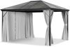 Leco Profi-Pavillon, Aluminium / Stahl grau / lichtgrau, 300x365 cm Bild 2