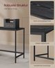 Vasagle Schreibtisch Computertisch, Bürotisch mit 2 Ablagen, 50 x 100 x 76 cm Bild 5