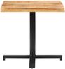 vidaXL Bistrotisch Quadratisch 80x80x75 cm Raues Mangoholz 320268 Bild 2