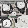SÄNGER Kaffeetassen Set Bilgola Marmor 12 teilig für 6 Personen Bild 3