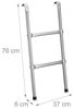 Relaxdays Trampolin Leiter 76 cm Bild 5