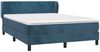vidaXL Boxspringbett mit Matratze Dunkelblau 140x190 cm Samt 3127371 Bild 3