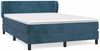 vidaXL Boxspringbett mit Matratze Dunkelblau 140x190 cm Samt 3127371 Bild 2