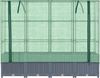 vidaXL Hochbeet mit Gewächshausabdeckung Rattanoptik 160x40x138 cm 4015830 Bild 4
