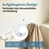 doporro Garderobenleiste Wandgarderobe Kleiderhaken mit 7 Haken aus Kohlenstoffstahl Stalo-17, 7 Haken Bild 2