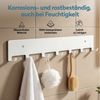 doporro Garderobenleiste Wandgarderobe Kleiderhaken mit 7 Haken aus Kohlenstoffstahl Stalo-17, 7 Haken Bild 3