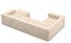 Sofa Dreams Wohnlandschaft Designer Stoff Sofa Palma U Form Samtstoff Stoffsofa Bild 3