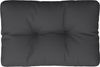 Palettensofa-Kissen Schwarz 50 x 40 x 12 cm Bild 2