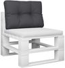 Palettensofa-Kissen Schwarz 50 x 40 x 12 cm Bild 3