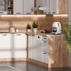Seitenblenden für den Unterschrank R-Line Goldkraft Eiche 2er Set Vicco Bild 3