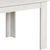 Homestyle4u ausziehbar Holztisch, Holz weiß, 160x90 cm Bild 5