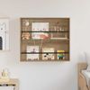 vidaXL Magazinregal Artisan-Eiche 80 x 12 x 70 cm Holzwerkstoff 890850 Bild 4