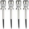 Haushalt International LED Solarleuchte 4er Set LED Solarlampe Farbwechsel LED Ø 7x36 cm Gartenstecker Tischl Bild 2