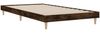 vidaXL Bettgestell ohne Matratze Räuchereiche 100x200 cm Holzwerkstoff 832058 Bild 3