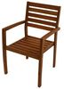 TPFGarden Gartenstuhl ELTON (2-er Set Stapelsessel - Gartensessel Akazienholz geölt), Hochwertiger Outdoor Stuhl FSC®-zertifiziert (BxHxT): 60 x 84 x 55 cm Bild 5