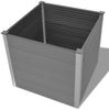 vidaXL Garten-Hochbeet WPC 100x100x91 cm Grau 43606 Bild 5