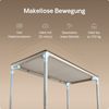Desktronic Elektrisch höhenverstellbarer Schreibtisch HomeMax 160x80cm Weiß/Weiß mit Memory-Funktion, Anti-Kollisions Technologie, USB-A und USB-C-Ladeanschlüssen Bild 3