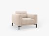 Micadoni Sessel Bemy 1-Sitzer Strukturierter Stoff Sand Bild 2