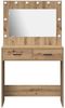 Schminktisch, Kosmetiktisch Artisan-Eiche 78,5 x 41 x 135 cm Holzwerkstoff Bild 5