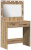 Schminktisch, Kosmetiktisch Artisan-Eiche 78,5 x 41 x 135 cm Holzwerkstoff Bild 2