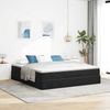 vidaXL Ottoman-Bett mit Matratze Schwarz 180x200 cm Samt 3311203 Bild 3