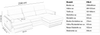 Sofanella Ecksofa MILO Eckcouch Wohnlandschaft Stoffsofa in Dunkelgrau Bild 8