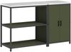 Aufbewahrungsset 2 pcs für die Küche mit Regal Olive Grün Bild 2